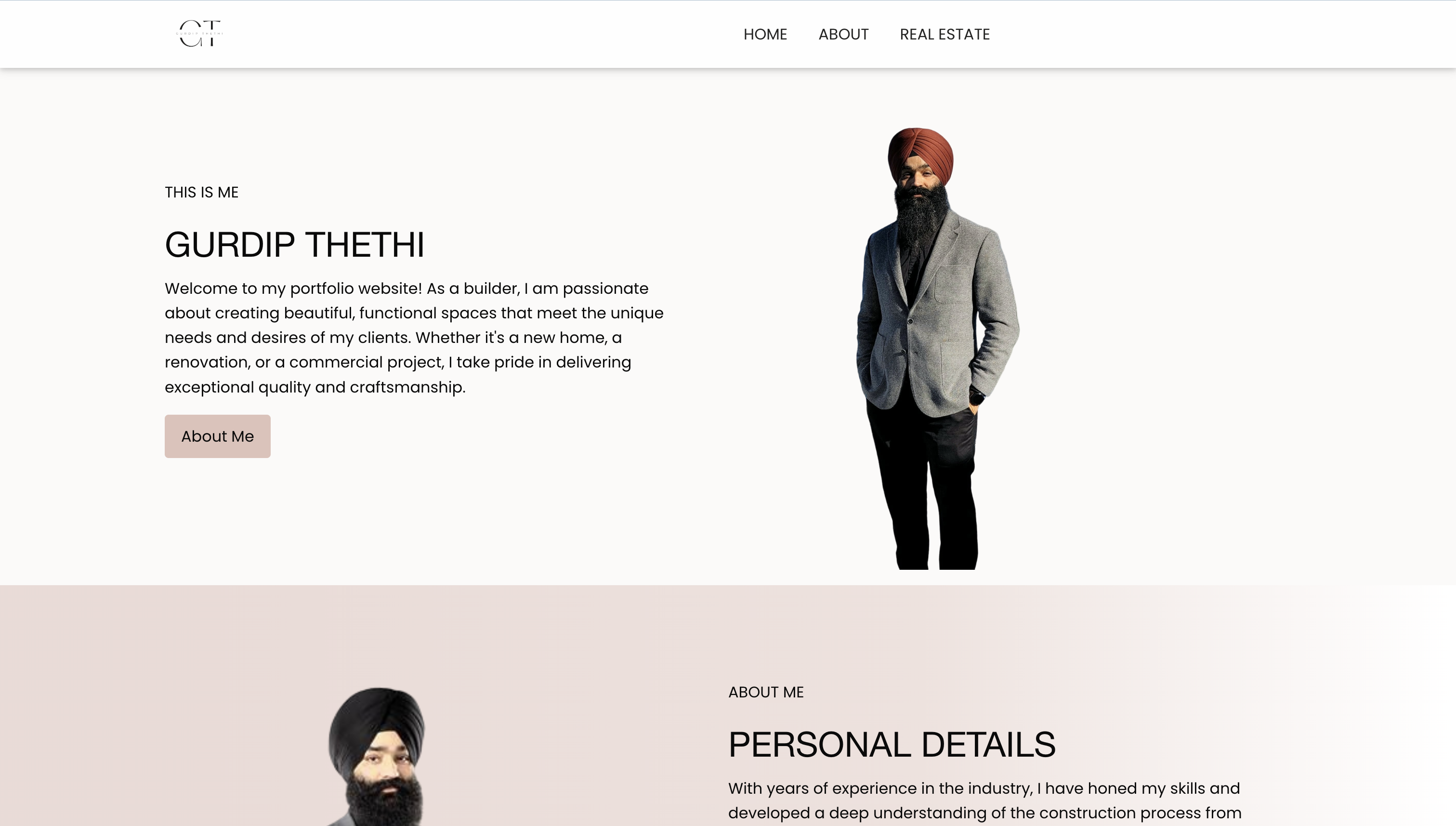 Gurdip Thethi Realtor Website